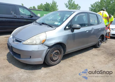 2007 Honda Fit из США, поврежденный, VIN JHMGD38487S008968